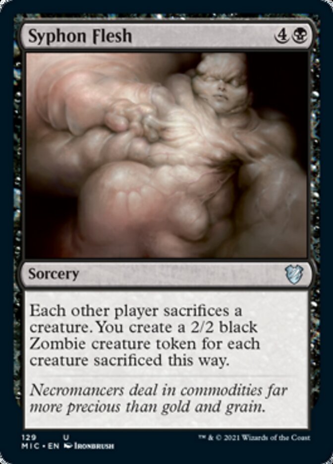 Syphon Flesh [Innistrad: Midnight Hunt Commander] Magic: The Gathering