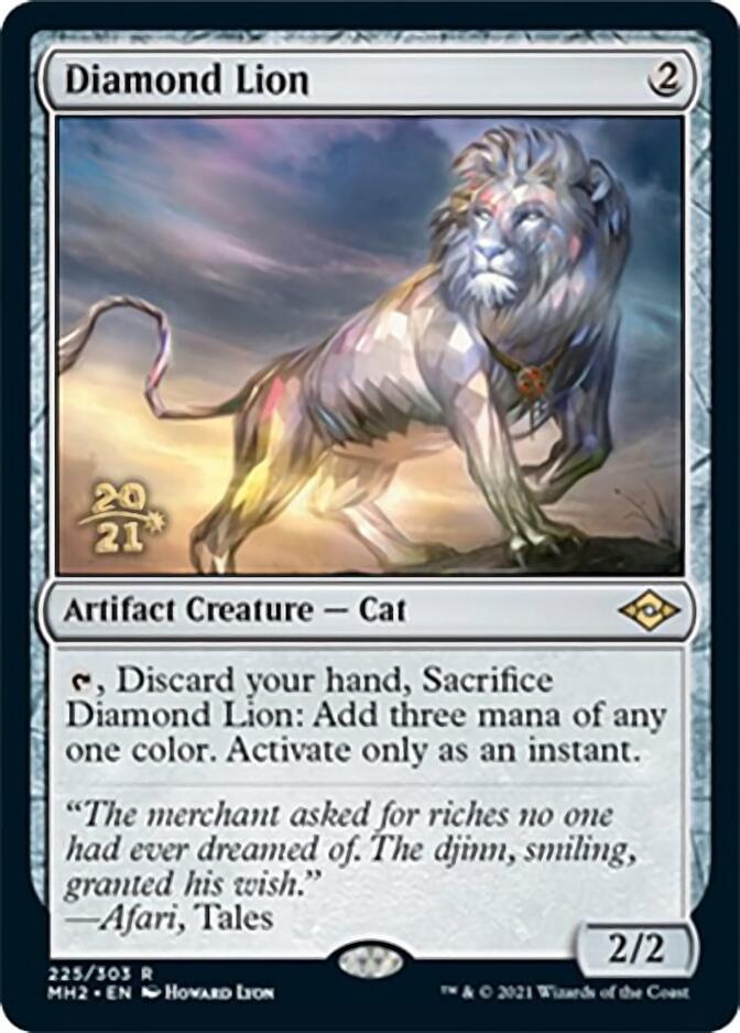 Diamond Lion [Modern Horizons 2 Prerelease Promos] Magic: The Gathering