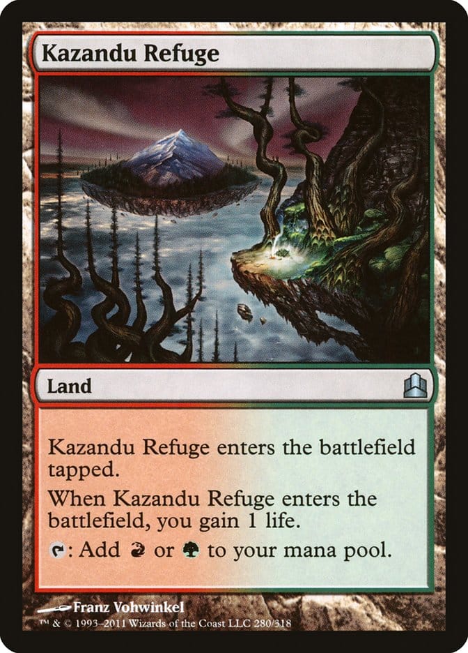 Kazandu Refuge [Commander 2011] Magic: The Gathering