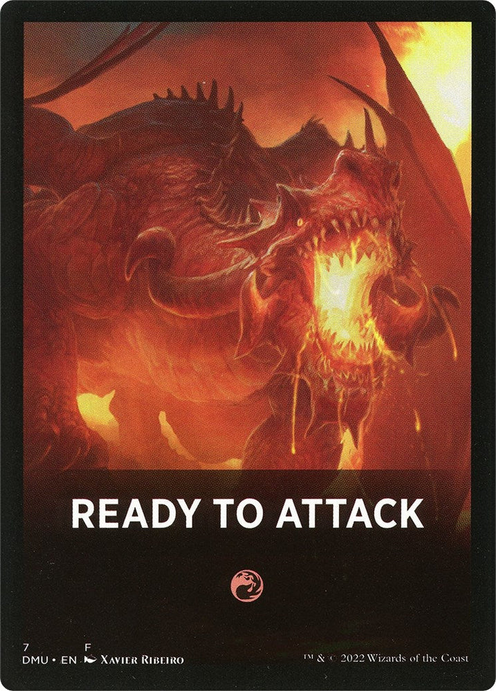 Ready to Attack Theme Card [Dominaria United Tokens] Magic: The Gathering