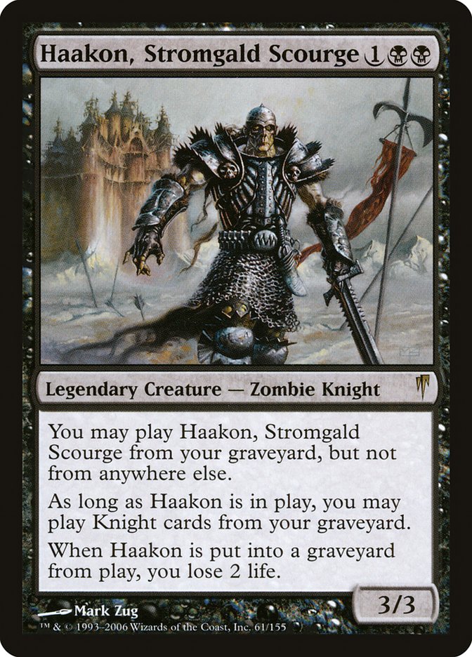 Haakon, Stromgald Scourge [Coldsnap] Magic: The Gathering