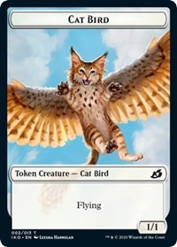 Cat Bird // Human Soldier (005) Double-Sided Token [Ikoria: Lair of Behemoths Tokens] Magic: The Gathering