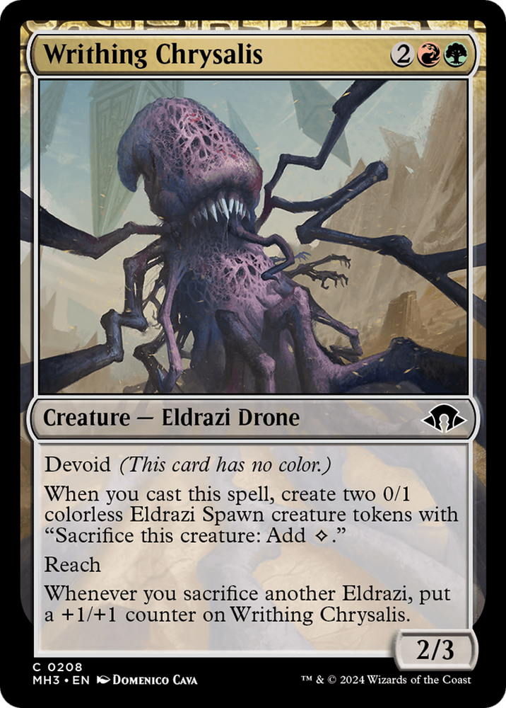 Writhing Chrysalis [Modern Horizons 3] Magic: The Gathering