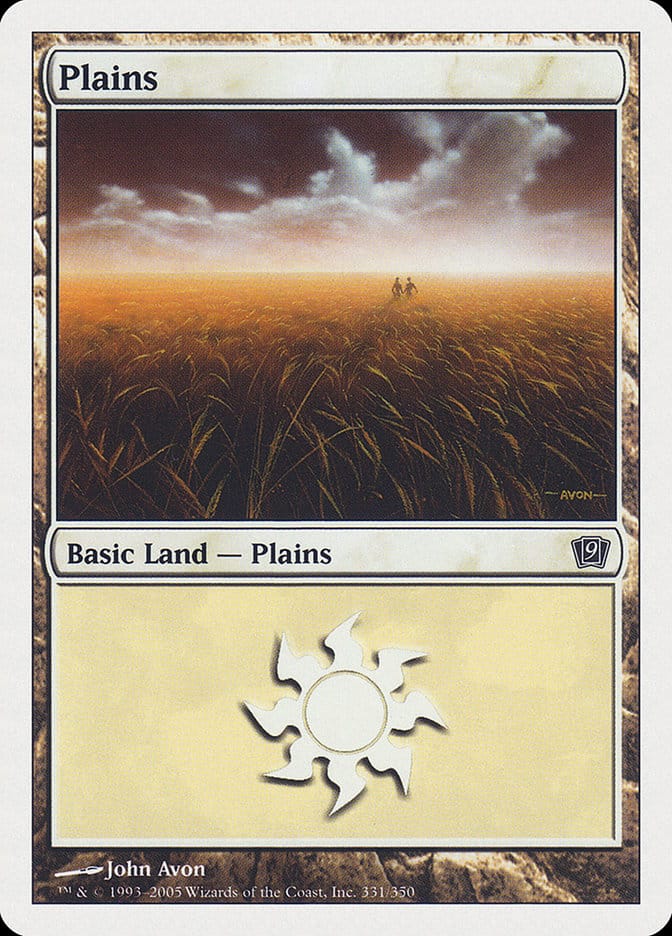 Plains (331) [Ninth Edition] Magic: The Gathering