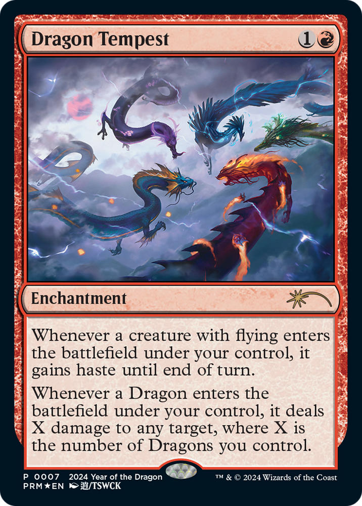 Dragon Tempest (Year of the Dragon 2024) [Standard Showdown Promos] Magic: The Gathering