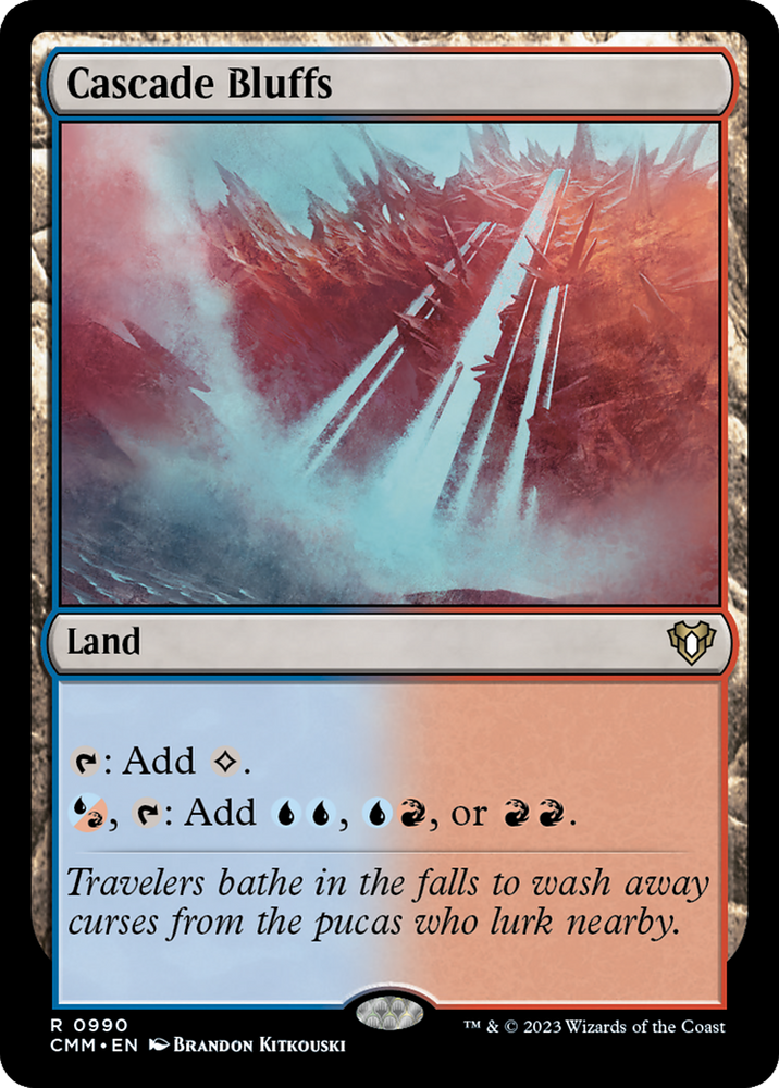 Cascade Bluffs [Commander Masters] Magic: The Gathering