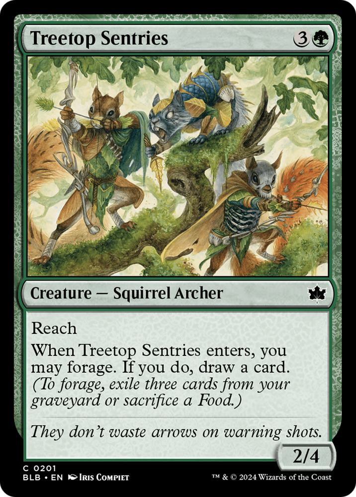 Treetop Sentries [Bloomburrow] Magic: The Gathering