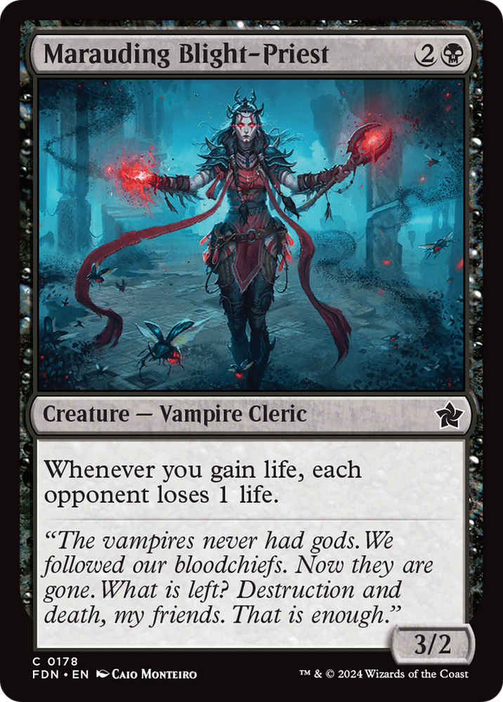 Marauding Blight-Priest [Foundations] Magic: The Gathering
