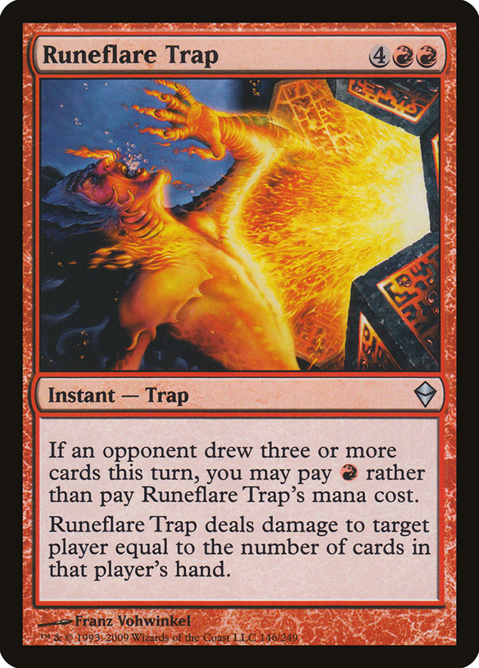 Runeflare Trap [Zendikar] Magic: The Gathering