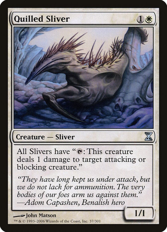 Quilled Sliver [Time Spiral] Magic: The Gathering