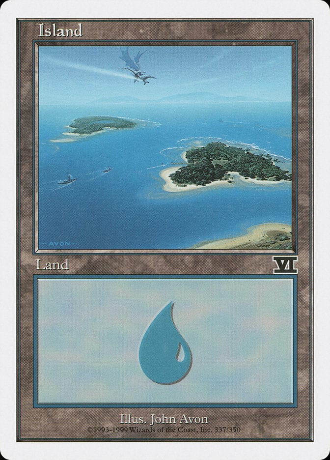 Island (337) [Classic Sixth Edition] Magic: The Gathering