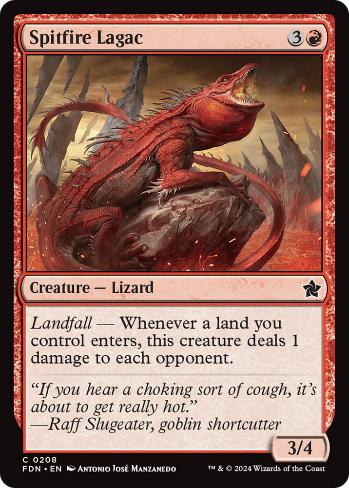 Spitfire Lagac [Foundations] Magic: The Gathering
