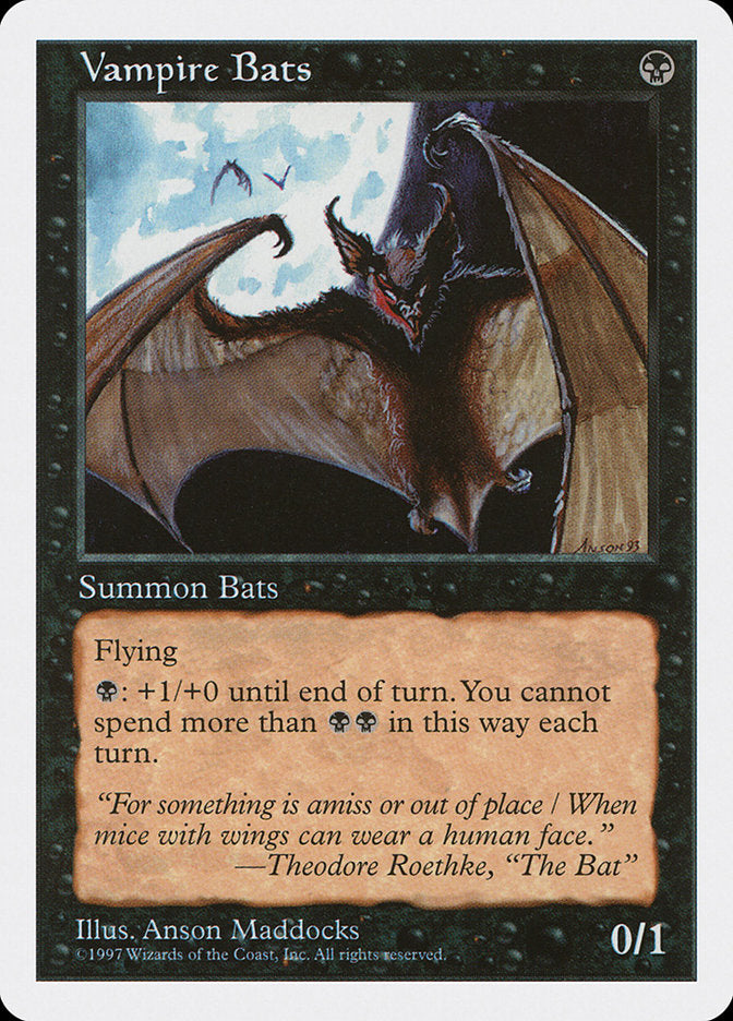 Vampire Bats [Fifth Edition] Magic: The Gathering