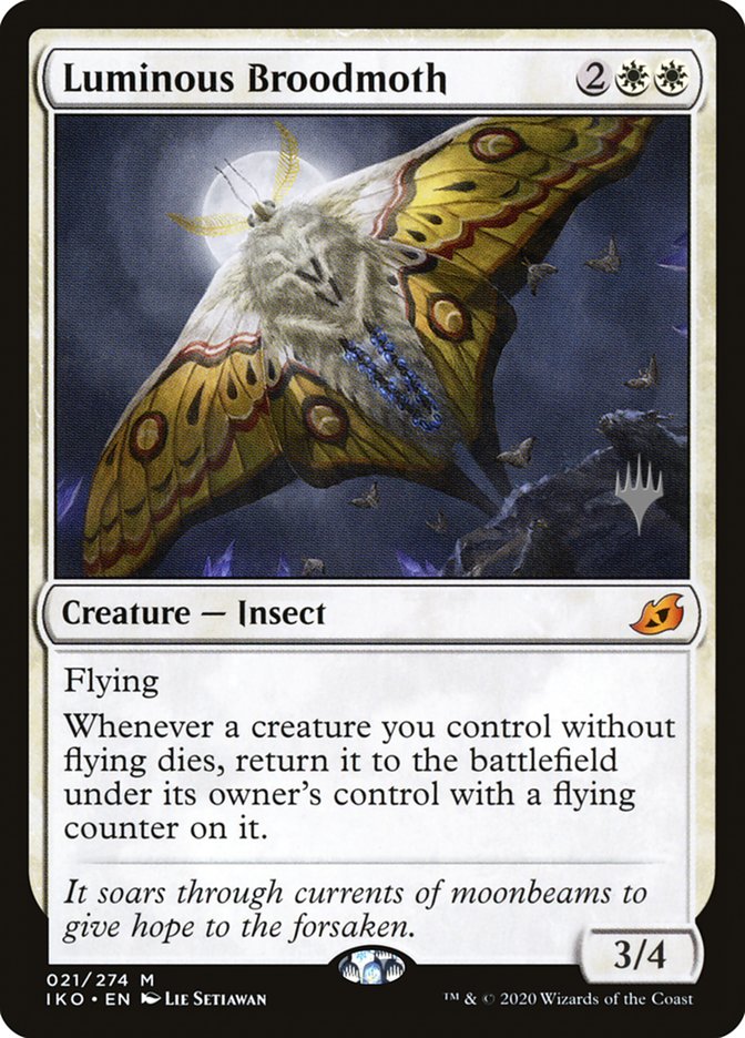 Luminous Broodmoth (Promo Pack) [Ikoria: Lair of Behemoths Promos] Magic: The Gathering
