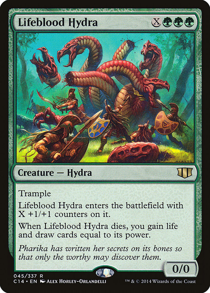 Lifeblood Hydra [Commander 2014] Magic: The Gathering