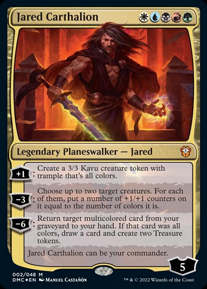 Jared Carthalion [Dominaria United Commander] Magic: The Gathering