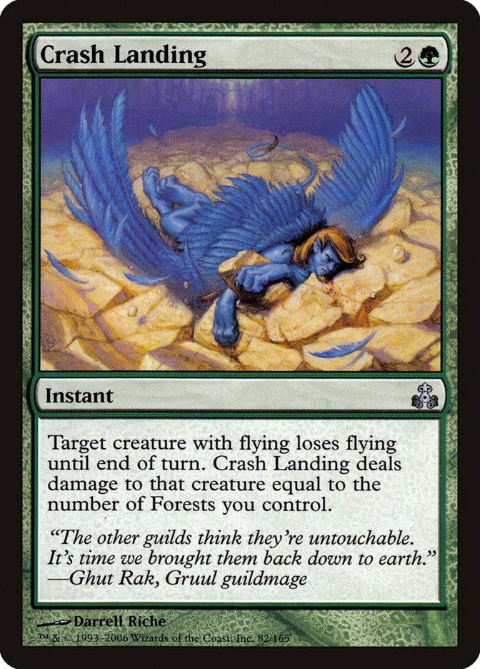 Crash Landing [Guildpact] Magic: The Gathering