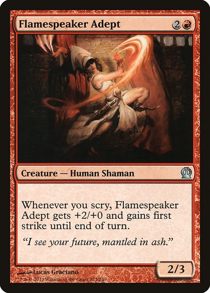 Flamespeaker Adept [Theros] Magic: The Gathering