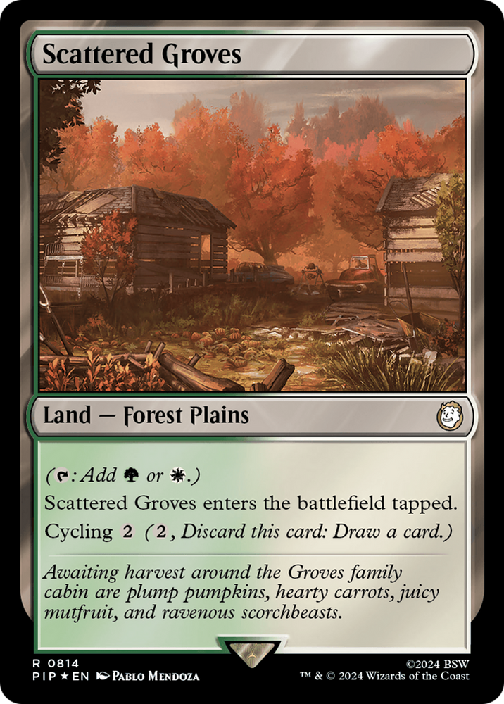 Scattered Groves (Surge Foil) [Fallout] Magic: The Gathering