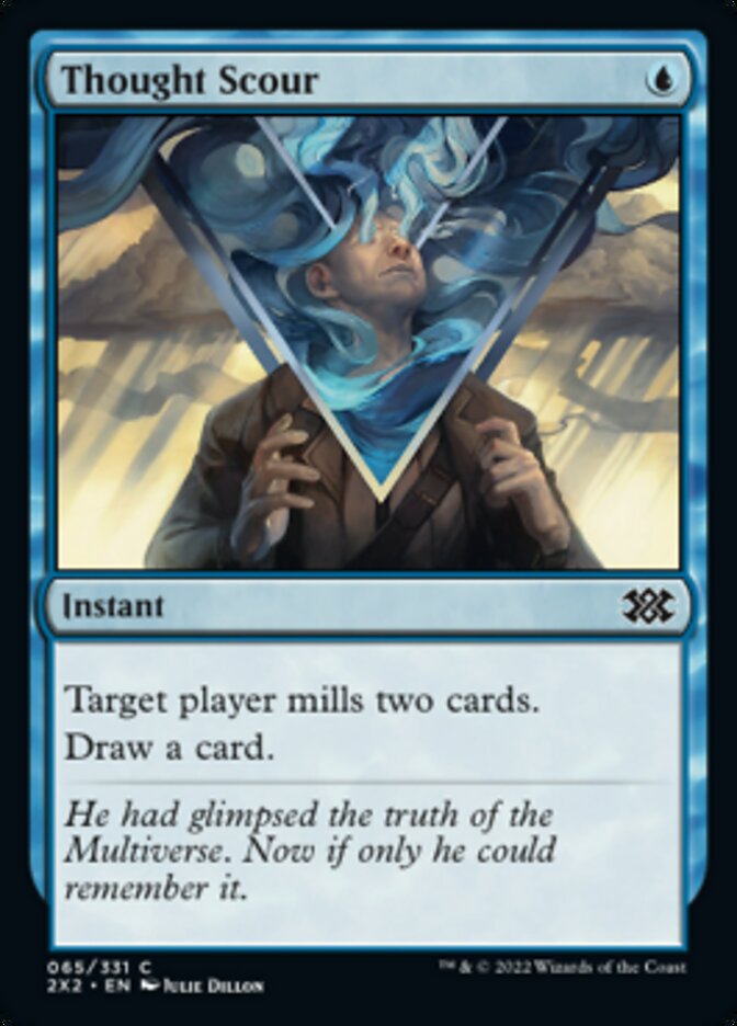 Thought Scour [Double Masters 2022] Magic: The Gathering