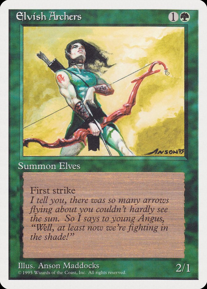 Elvish Archers [Rivals Quick Start Set] Magic: The Gathering