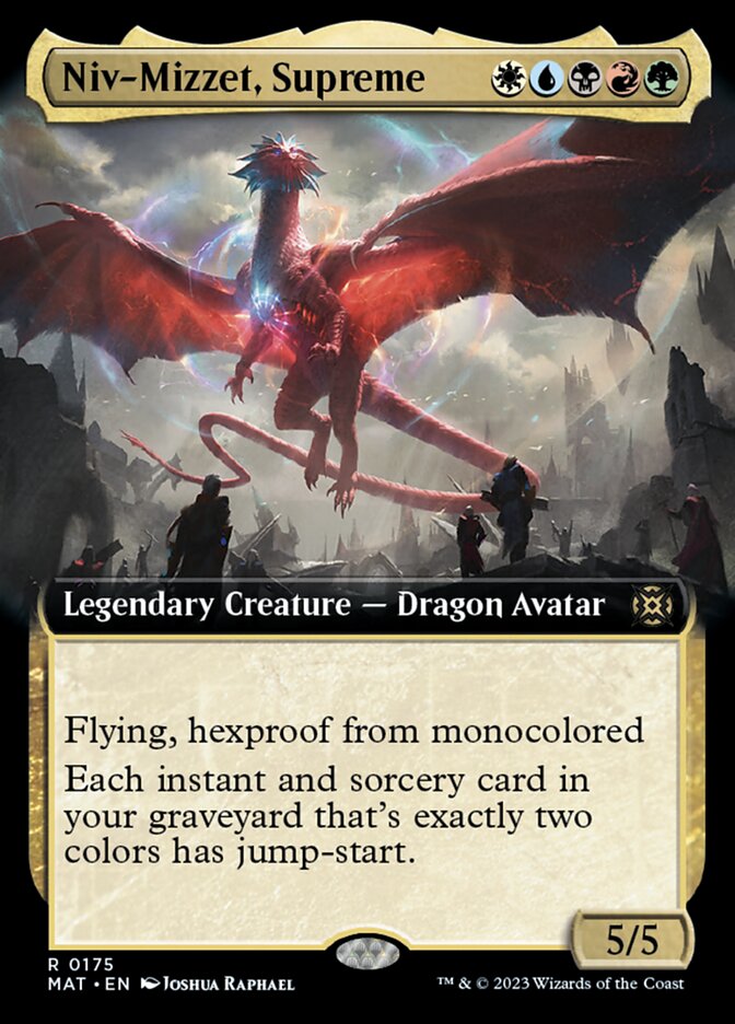 Niv-Mizzet, Supreme (Extended Art) [March of the Machine: The Aftermath] Magic: The Gathering