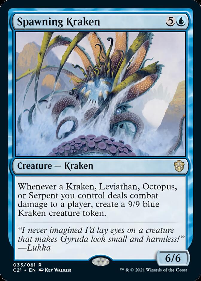 Spawning Kraken [Commander 2021] Magic: The Gathering