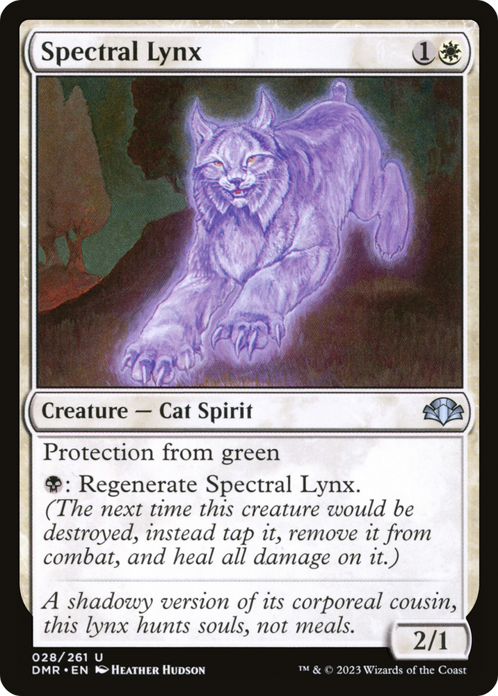 Spectral Lynx [Dominaria Remastered] Magic: The Gathering