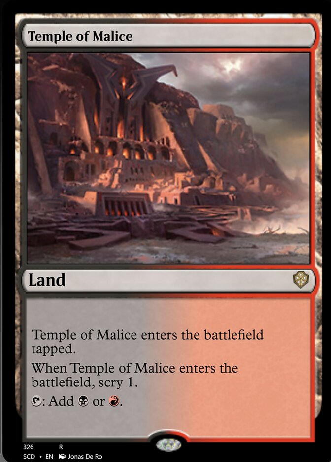 Temple of Malice [Starter Commander Decks] Magic: The Gathering