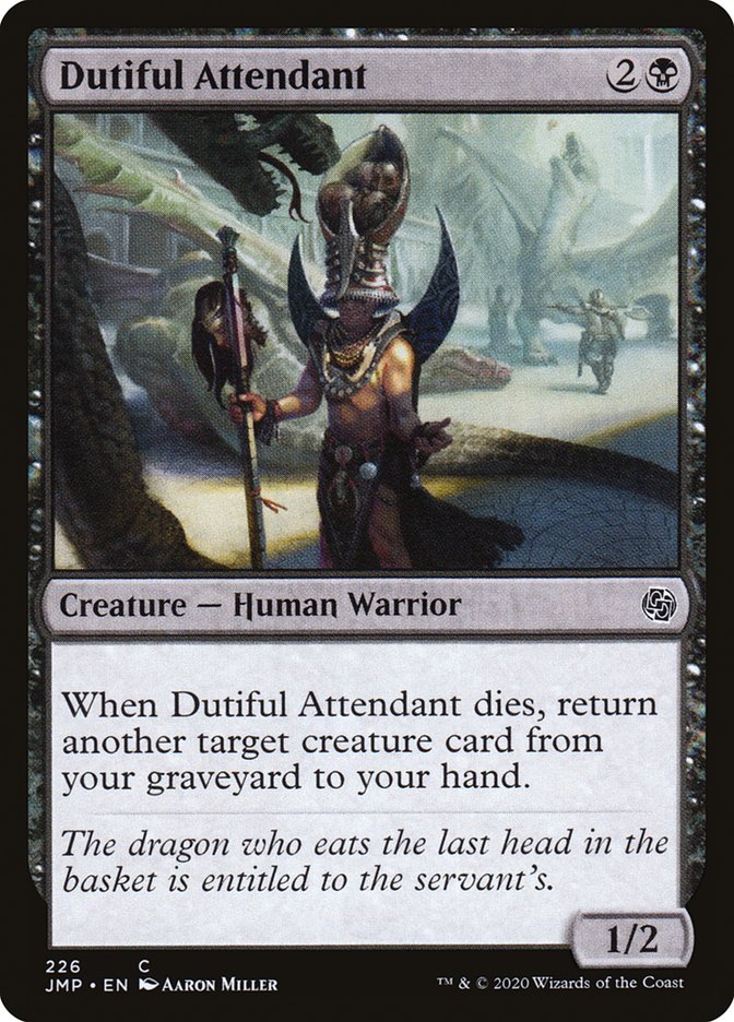 Dutiful Attendant [Jumpstart] Magic: The Gathering