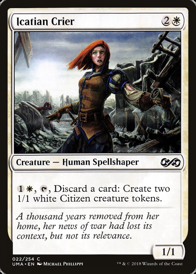 Icatian Crier [Ultimate Masters] Magic: The Gathering