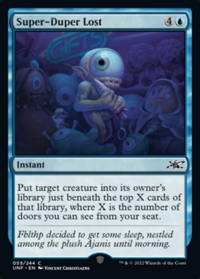 Super-Duper Lost [Unfinity] Magic: The Gathering
