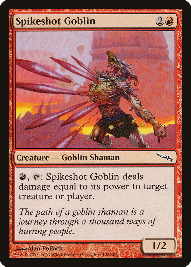 Spikeshot Goblin [Mirrodin] Magic: The Gathering