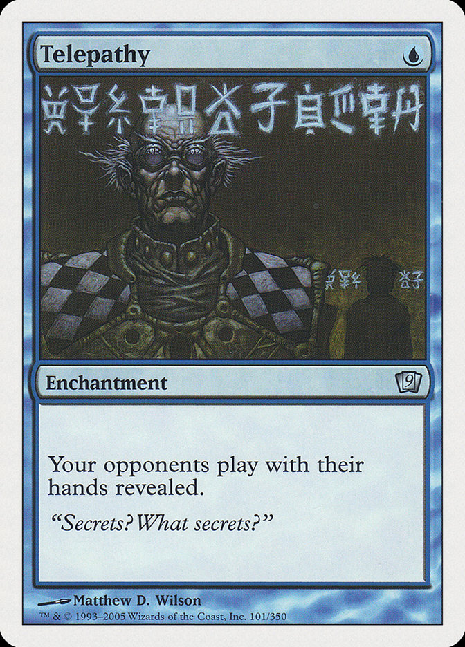 Telepathy [Ninth Edition] Magic: The Gathering