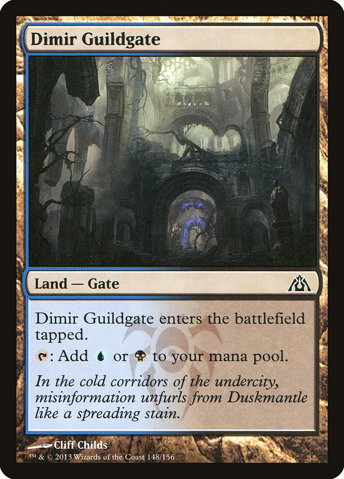 Dimir Guildgate [Dragon's Maze] Magic: The Gathering