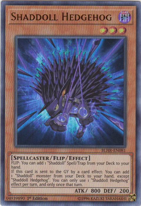 Shaddoll Hedgehog [BLHR-EN081] Ultra Rare - Yugioh Cards For Your TCG Needs!