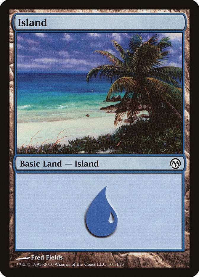 Island (101) [Duels of the Planeswalkers] Magic: The Gathering