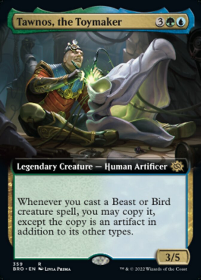 Tawnos, the Toymaker (Extended Art) [The Brothers' War] Magic: The Gathering