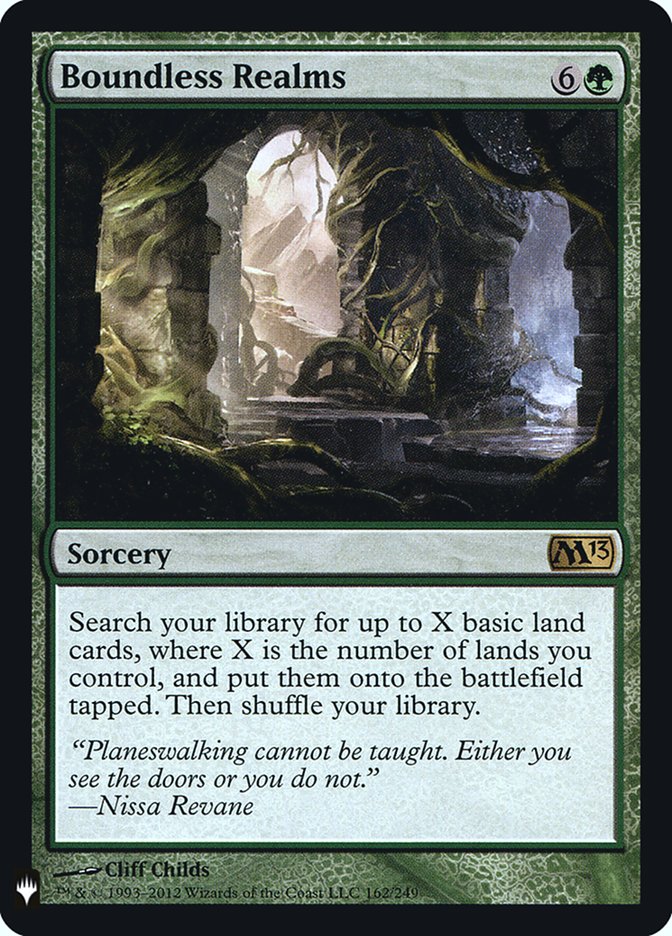 Boundless Realms [Mystery Booster] Magic: The Gathering