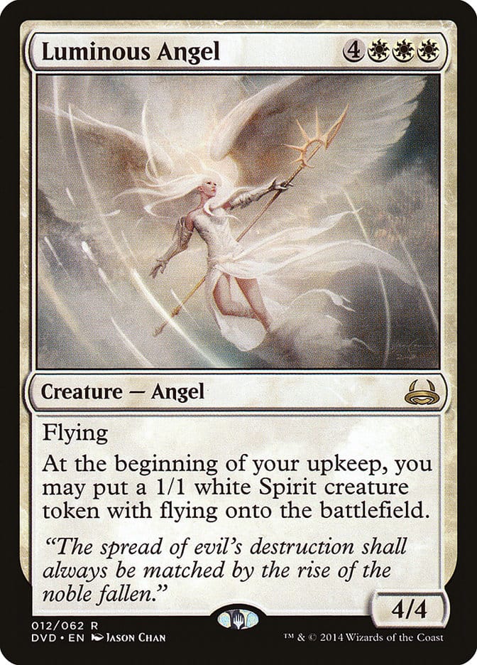 Luminous Angel (Divine vs. Demonic) [Duel Decks Anthology] Magic: The Gathering