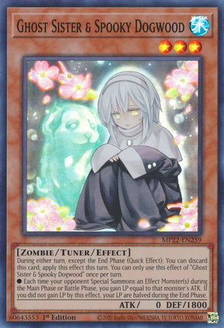 Ghost Sister & Spooky Dogwood [MP22-EN259] Super Rare - Yugioh Cards For Your TCG Needs!