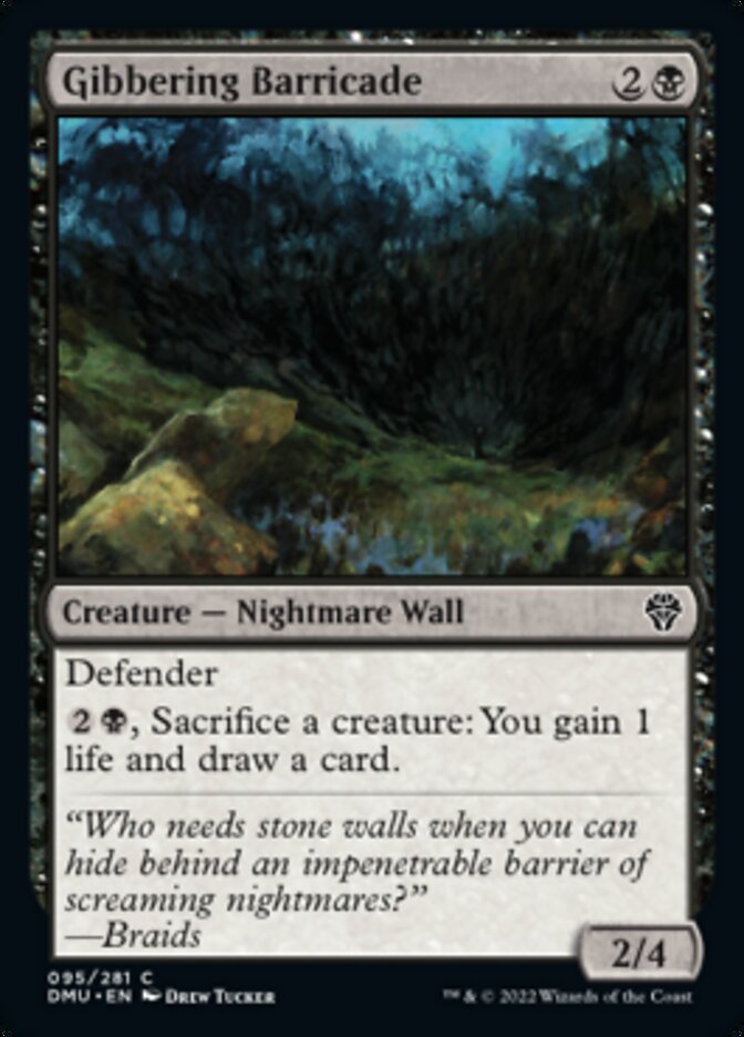 Gibbering Barricade [Dominaria United] Magic: The Gathering