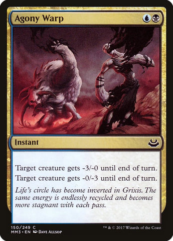 Agony Warp [Modern Masters 2017] Magic: The Gathering