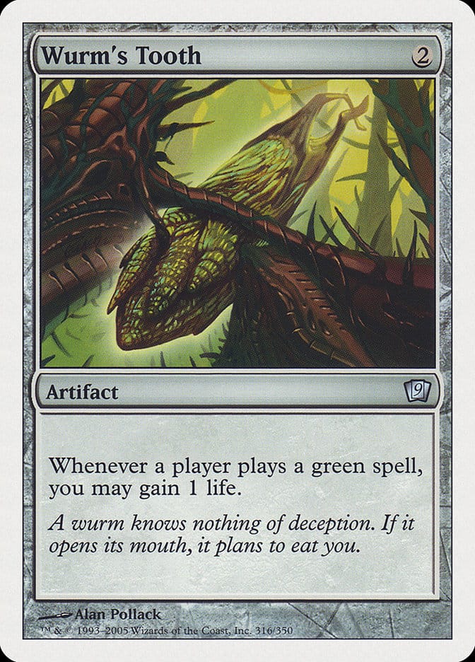 Wurm's Tooth [Ninth Edition] Magic: The Gathering