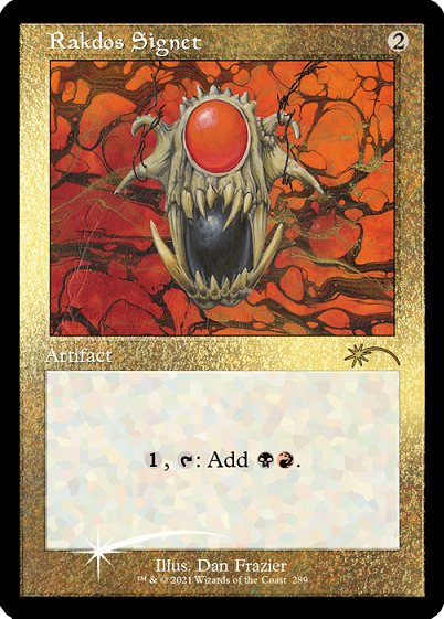 Rakdos Signet (Retro) (Foil Etched) [Secret Lair Drop Series] Magic: The Gathering
