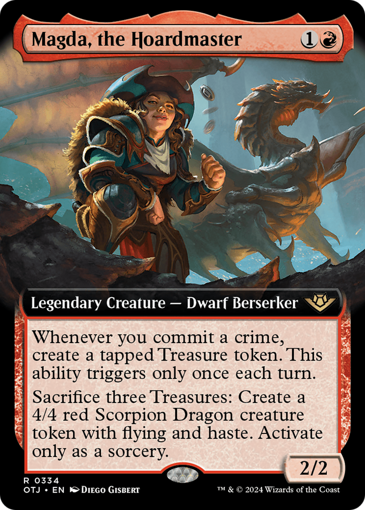Magda, the Hoardmaster (Extended Art) [Outlaws of Thunder Junction] Magic: The Gathering
