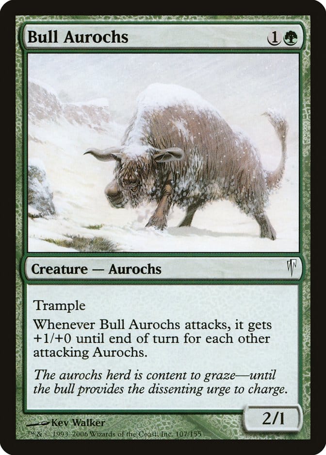 Bull Aurochs [Coldsnap] Magic: The Gathering