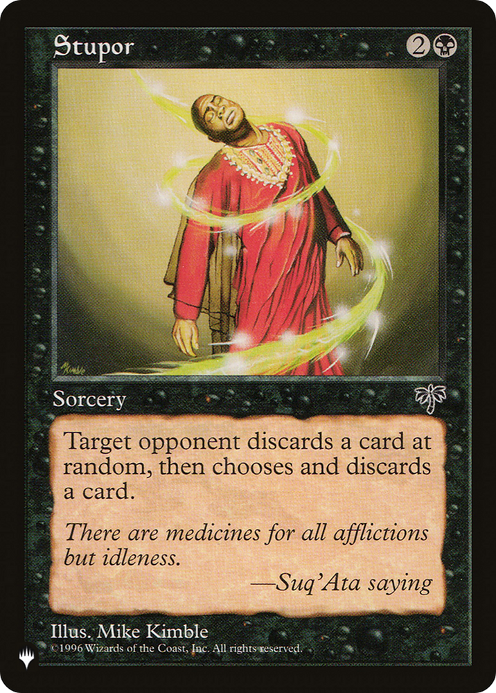 Stupor [The List] Magic: The Gathering