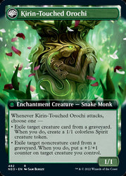 Teachings of the Kirin // Kirin-Touched Orochi (Extended Art) [Kamigawa: Neon Dynasty] Magic: The Gathering