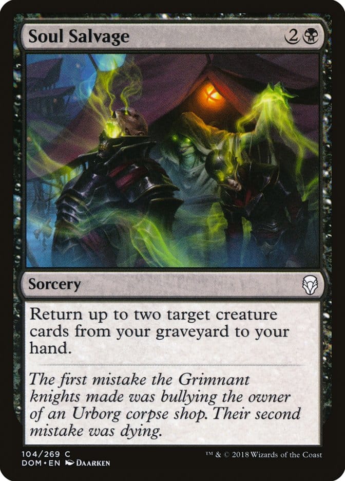 Soul Salvage [Dominaria] Magic: The Gathering